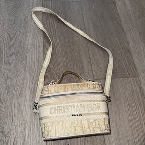 Dior Cream and Tan Crossbody Bag